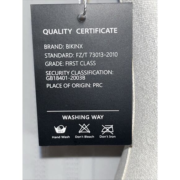 Bikinx Black w/Neon Pink Trim Bikini Set Women’s Medium Two Piece Swimsuit - Picture 9 of 11